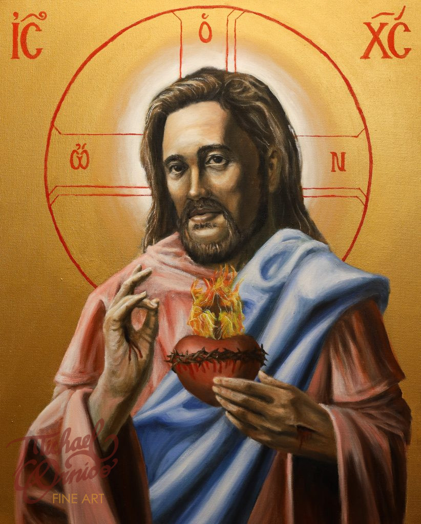 Christ the Savior, 36" by 24", oil on canvas (SOLD)
