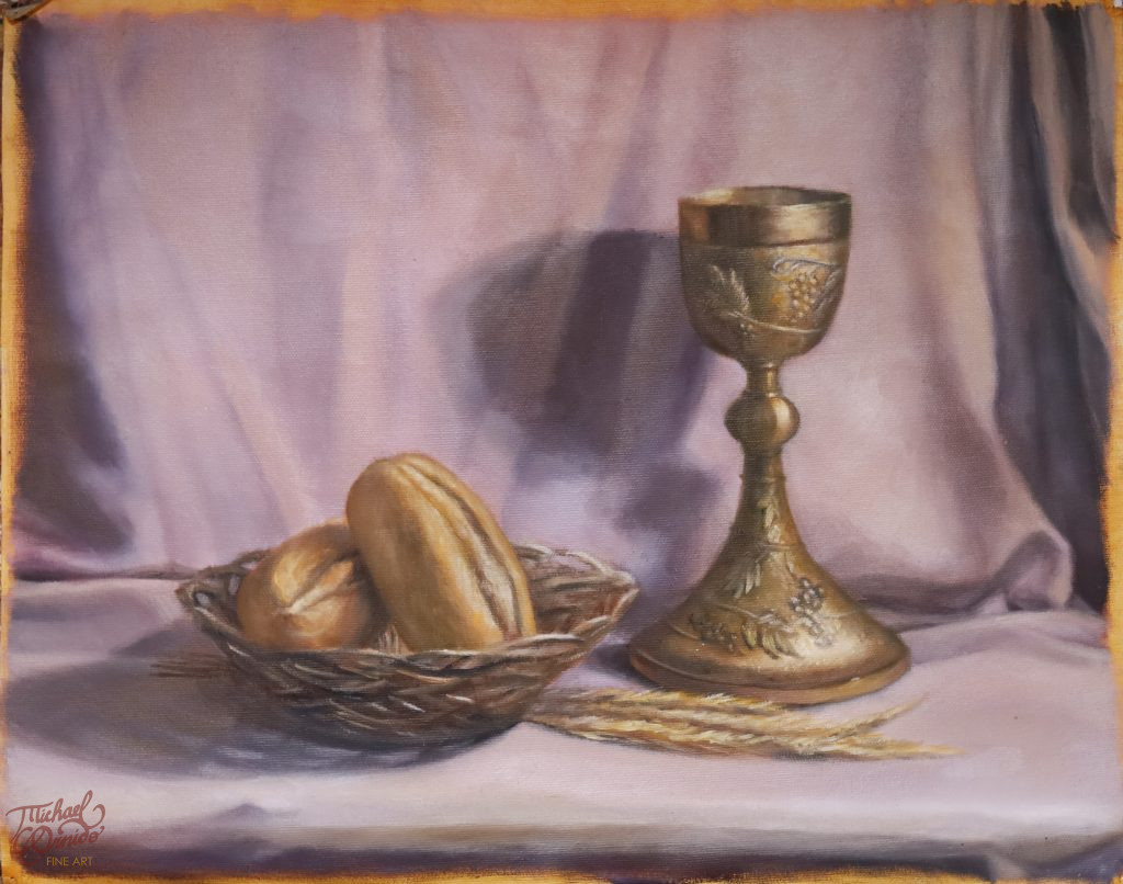 still life study, oil on canvas, 2024