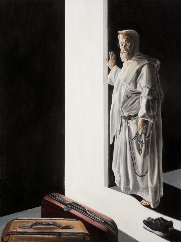“Sacrifice”, 48″ by 36″, oil on canvas, 2019